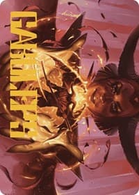 Convenient Target Art Card (Gold-Stamped Signature) - Art Series: Murders at Karlov Manor - Magic: The Gathering card