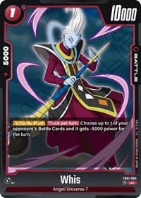 Whis - Awakened Pulse - Dragon Ball Super: Fusion World card