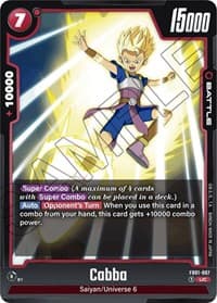 Cabba - Awakened Pulse - Dragon Ball Super: Fusion World card