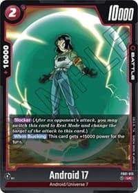 Android 17 - FB01-013 - Awakened Pulse - Dragon Ball Super: Fusion World card