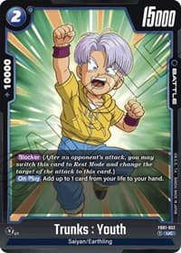 Trunks : Youth - Awakened Pulse - Dragon Ball Super: Fusion World card