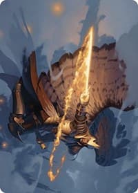 Aurelia's Vindicator Art Card - Art Series: Murders at Karlov Manor - Magic: The Gathering card