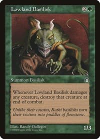 Lowland Basilisk - Stronghold - Magic: The Gathering card