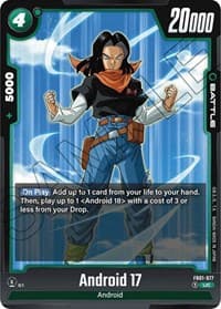Android 17 - FB01-077 - Awakened Pulse - Dragon Ball Super: Fusion World card