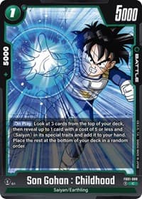 Son Gohan : Childhood - FB01-088 - Awakened Pulse - Dragon Ball Super: Fusion World card