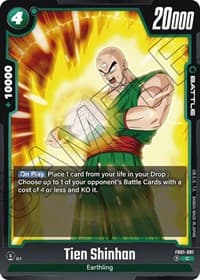 Tien Shinhan - FB01-091 - Awakened Pulse - Dragon Ball Super: Fusion World card