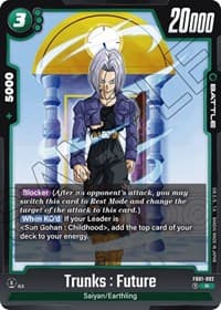 Trunks : Future - FB01-092 - Awakened Pulse - Dragon Ball Super: Fusion World card