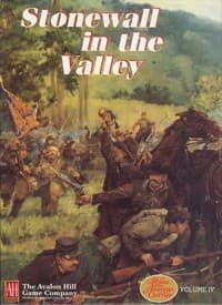 Stonewall in the Valley Board Game - Avalon Hill - Boardgames card
