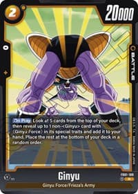 Ginyu - FB01-108 - Awakened Pulse - Dragon Ball Super: Fusion World card