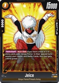 Jeice - Awakened Pulse - Dragon Ball Super: Fusion World card