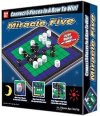 Miracle Five Board Game - Bandai America - Boardgames card