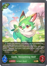 Slade, Blossoming Wolf - BP03: Flame of Laevateinn - Shadowverse: Evolve card