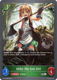 Abby the Axe Girl - BP03: Flame of Laevateinn - Shadowverse: Evolve card