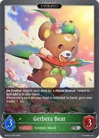 Gerbera Bear (Evolved) - BP03: Flame of Laevateinn - Shadowverse: Evolve card