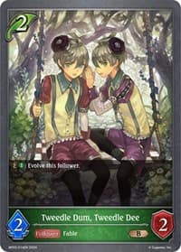 Tweedle Dum, Tweedle Dee - BP03: Flame of Laevateinn - Shadowverse: Evolve card