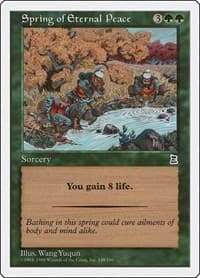 Spring of Eternal Peace - Portal Three Kingdoms - Magic: The Gathering card