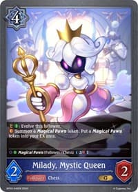 Milady, Mystic Queen - BP03: Flame of Laevateinn - Shadowverse: Evolve card
