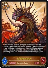 Jabberwock - BP03: Flame of Laevateinn - Shadowverse: Evolve card