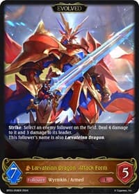 Laevateinn Dragon, Attack Form (Evolved) - BP03: Flame of Laevateinn - Shadowverse: Evolve card