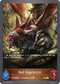 Red Ragewyrm - BP03: Flame of Laevateinn - Shadowverse: Evolve card