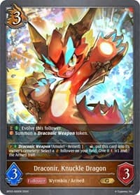 Draconir, Knuckle Dragon - BP03: Flame of Laevateinn - Shadowverse: Evolve card