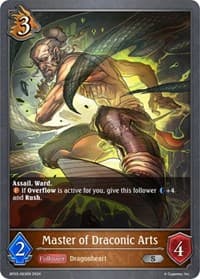 Master of Draconic Arts - BP03: Flame of Laevateinn - Shadowverse: Evolve card