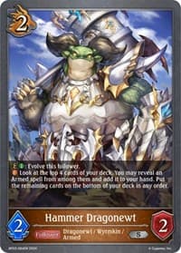 Hammer Dragonewt - BP03: Flame of Laevateinn - Shadowverse: Evolve card