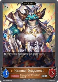 Hammer Dragonewt (Evolved) - BP03: Flame of Laevateinn - Shadowverse: Evolve card