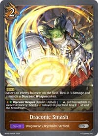Draconic Smash - BP03: Flame of Laevateinn - Shadowverse: Evolve card
