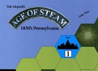 Age of Steam Expansion: 1830's Pennsylvania and Northern California - Bezier Games - Boardgames card