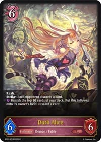 Dark Alice - BP03: Flame of Laevateinn - Shadowverse: Evolve card