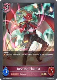Devilish Flautist - BP03: Flame of Laevateinn - Shadowverse: Evolve card