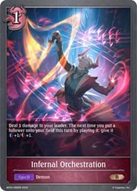 Infernal Orchestration - BP03: Flame of Laevateinn - Shadowverse: Evolve card