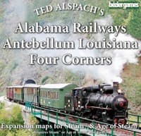 Age of Steam Expansion: Alabama Railways, Antebellum Louisiana & Four Corners - Bezier Games - Boardgames card