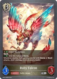 Ruby Falcon - BP03: Flame of Laevateinn - Shadowverse: Evolve card