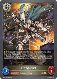 Tin Soldier - BP03: Flame of Laevateinn - Shadowverse: Evolve card