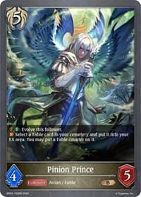 Pinion Prince - BP03: Flame of Laevateinn - Shadowverse: Evolve card