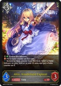 Alice, Wonderland Explorer - BP03: Flame of Laevateinn - Shadowverse: Evolve card