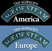 Age of Steam Expansion: America & Europe - Bezier Games - Boardgames card