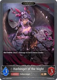 Harbinger of the Night (Evolved) - BP03: Flame of Laevateinn - Shadowverse: Evolve card