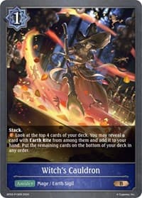 Witch's Cauldron - P15EN (Foil) - BP03: Flame of Laevateinn - Shadowverse: Evolve card