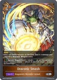 Draconic Smash - P19EN (Foil) - BP03: Flame of Laevateinn - Shadowverse: Evolve card