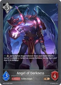 Angel of Darkness - P33EN (Foil) - BP03: Flame of Laevateinn - Shadowverse: Evolve card