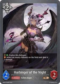 Harbinger of the Night - P34EN (Foil) - BP03: Flame of Laevateinn - Shadowverse: Evolve card