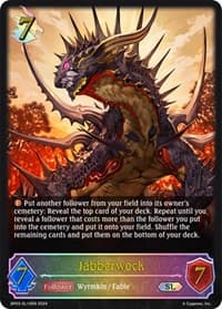 Jabberwock (SL) - BP03: Flame of Laevateinn - Shadowverse: Evolve card