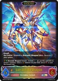 Laevateinn Dragon (Evolved) (SL) - BP03: Flame of Laevateinn - Shadowverse: Evolve card