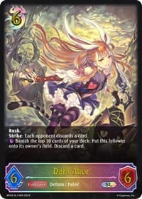 Dark Alice (SL) - BP03: Flame of Laevateinn - Shadowverse: Evolve card