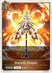 Draconic Weapon - BP03: Flame of Laevateinn - Shadowverse: Evolve card