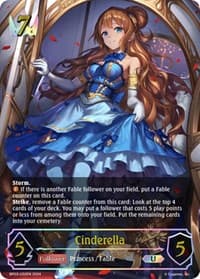 Cinderella (U) - BP03: Flame of Laevateinn - Shadowverse: Evolve card