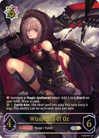 Wizardess of Oz (U) - BP03: Flame of Laevateinn - Shadowverse: Evolve card